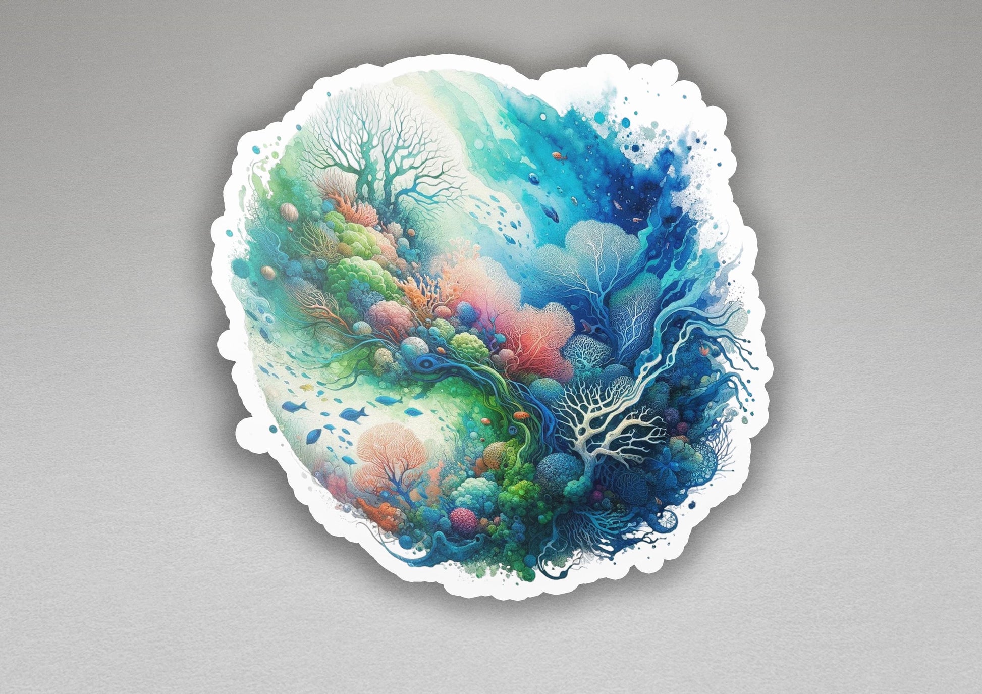 a picture of a painting on a wall
