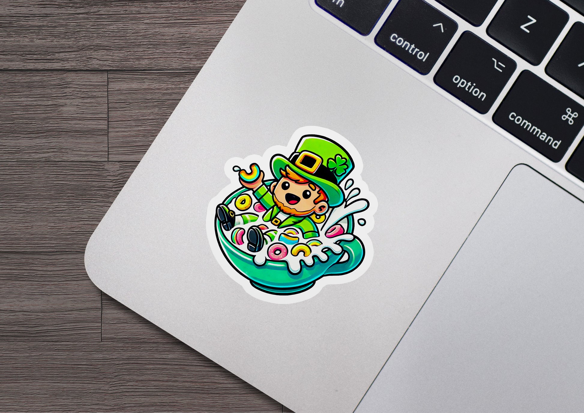 a sticker of a lepreti saint patrick's day lepreti