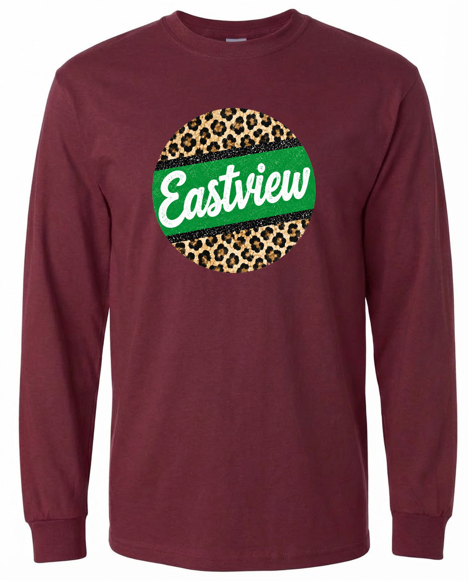 ADULT Eastview Round Green Chest Logo T Shirt | Hoodie | Long Sleeve | Sweatshirt | Crew Neck | Tank Top 1