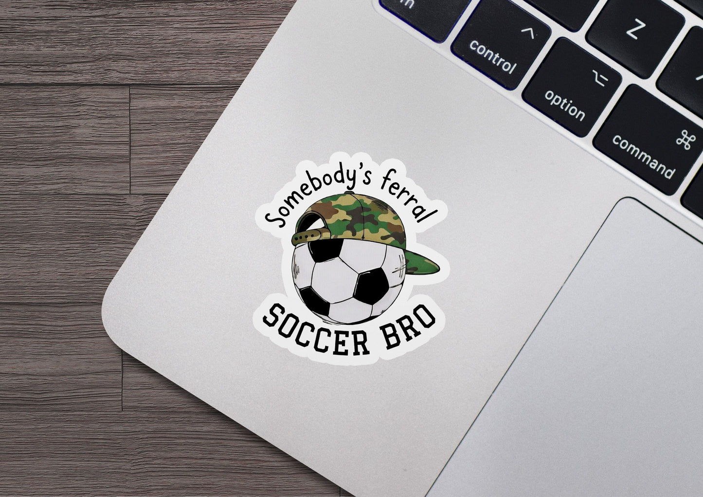 Feral Soccer Bro Galaxy Vinyl Sticker | Dishwasher Safe & Durable | Custom Sizes | Fast Shipping | Made in USA 1 Fiesta Doodle waterproof vinyl sticker. dishwasher safe outdoor sticker.