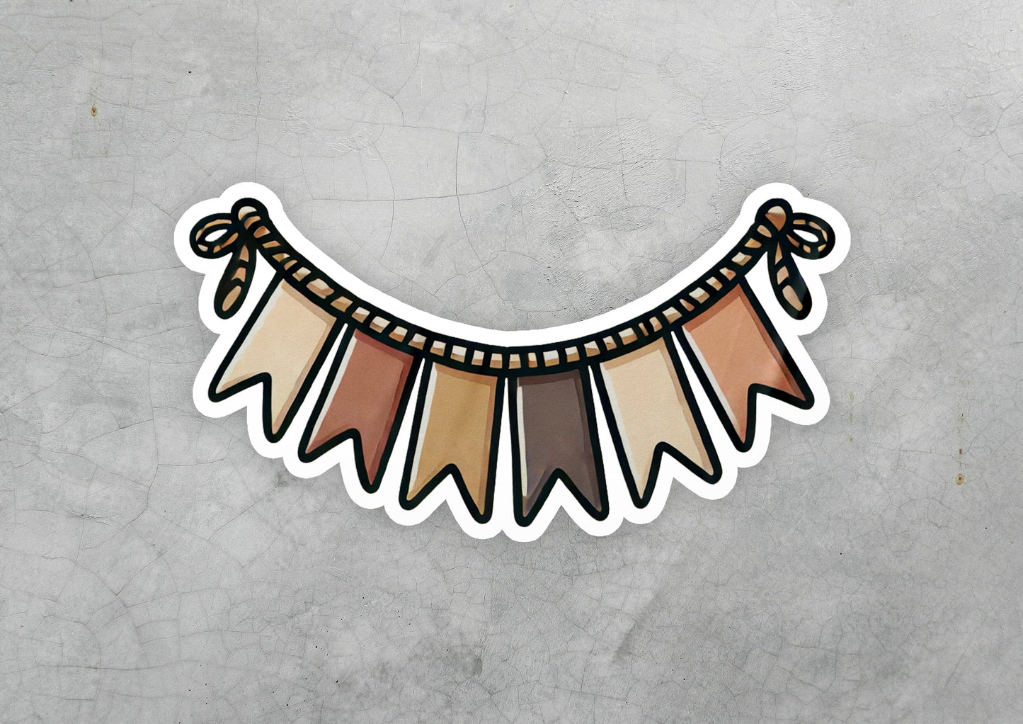 a sticker of a decorative design on a wall