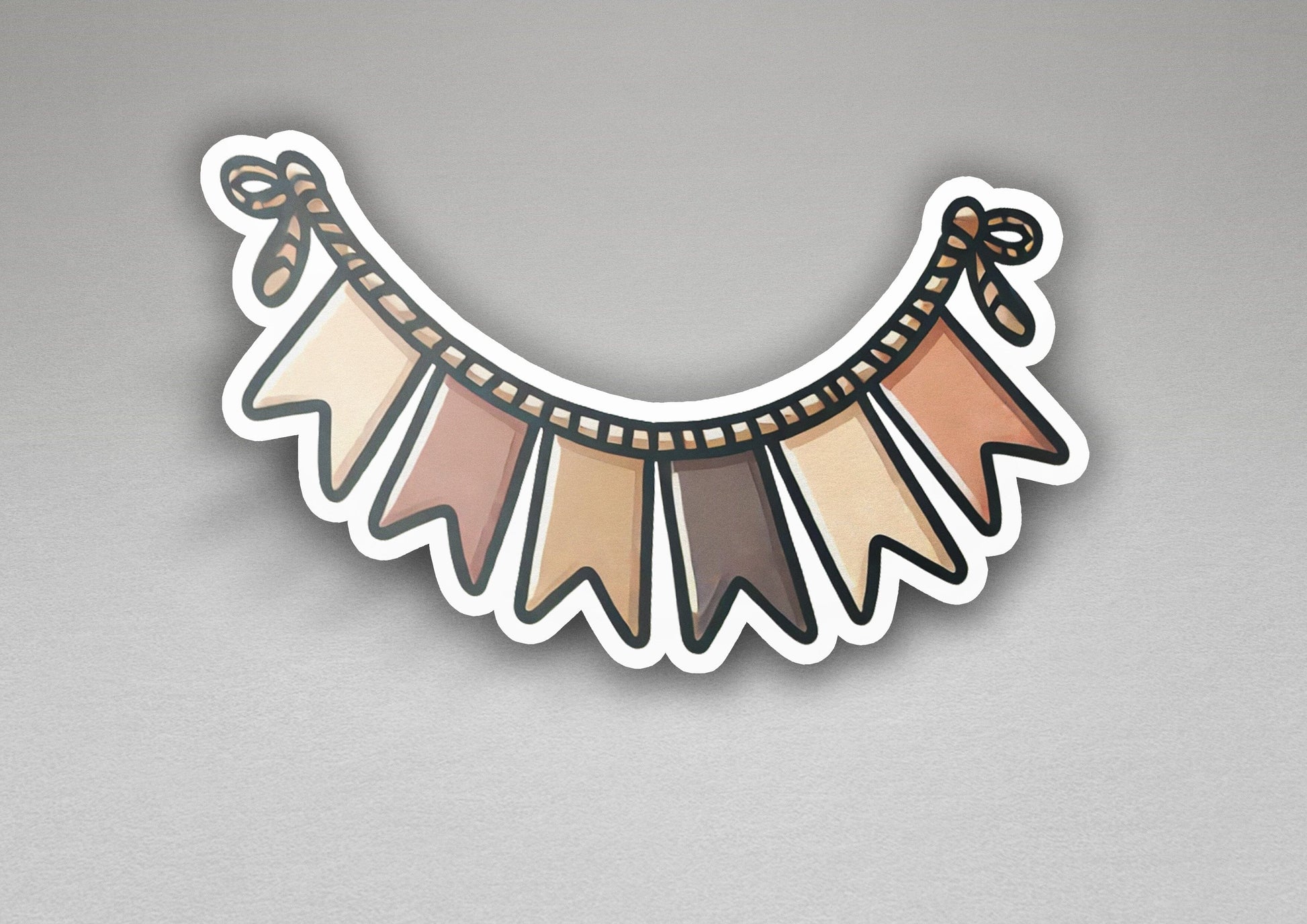 a close up of a sticker with a design on it
