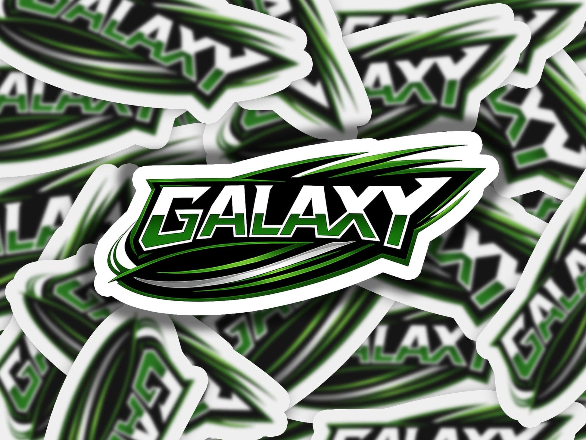 Galaxy BA Vinyl Sticker | Dishwasher Safe & Durable | Custom Sizes | Fast Shipping | Made in USA Fiesta Doodle waterproof vinyl sticker. dishwasher safe outdoor sticker.