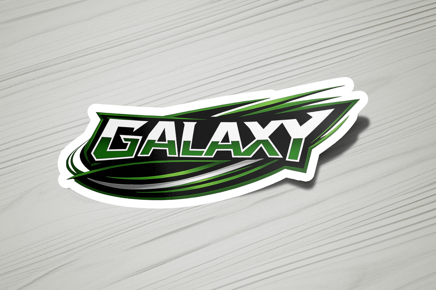 Galaxy BA Vinyl Sticker | Dishwasher Safe & Durable | Custom Sizes | Fast Shipping | Made in USA Fiesta Doodle waterproof vinyl sticker. dishwasher safe outdoor sticker.