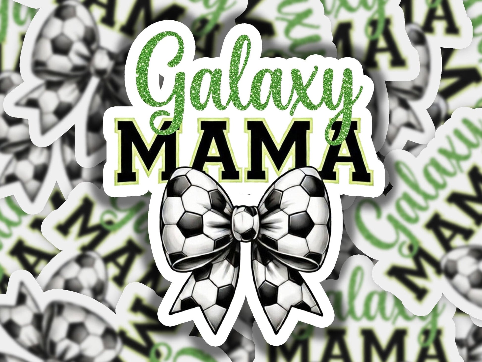 Galaxy Mama Vinyl Sticker | Dishwasher Safe & Durable | Custom Sizes | Fast Shipping | Made in USA 1 Fiesta Doodle waterproof vinyl sticker. dishwasher safe outdoor sticker.