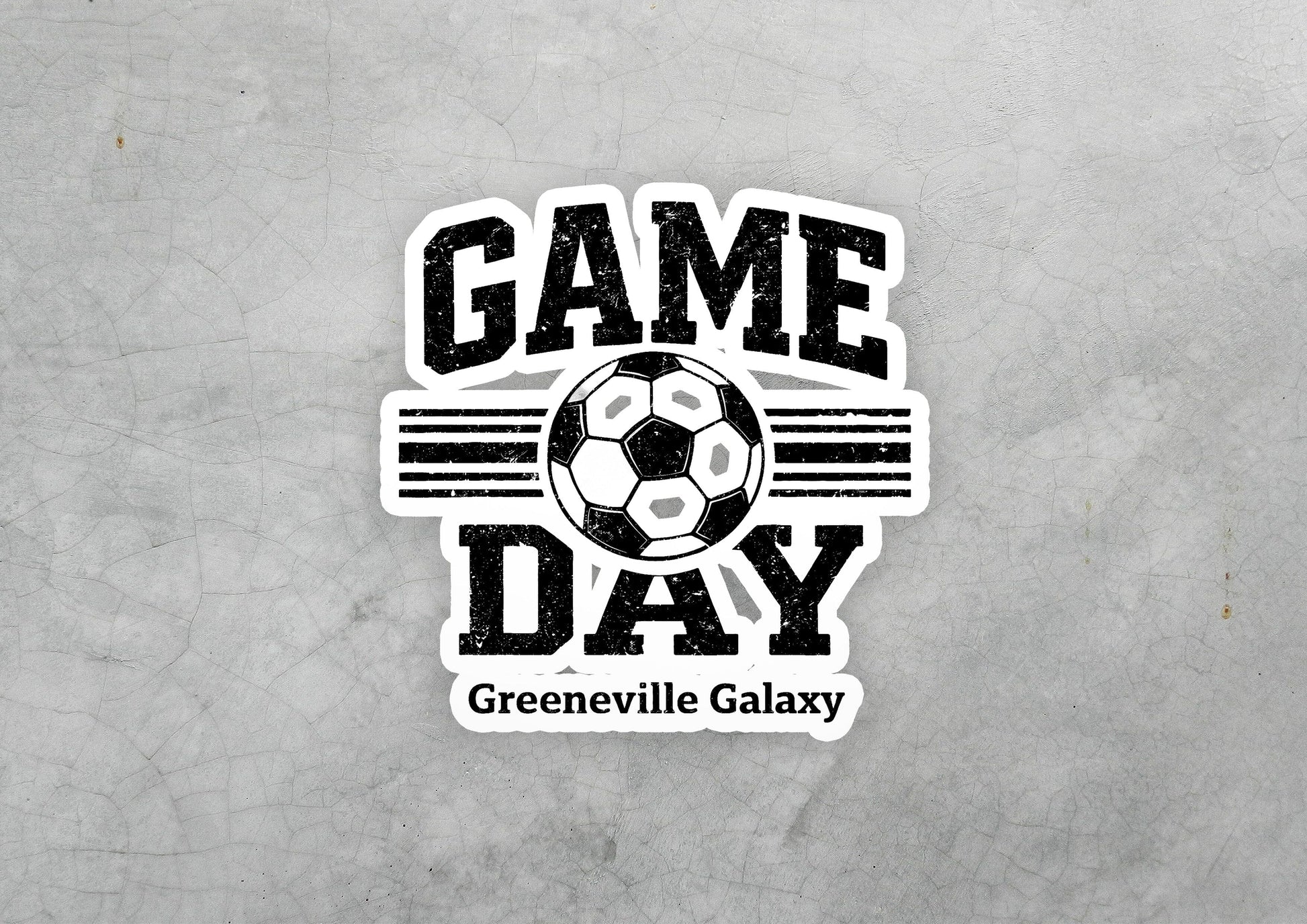 Game Day Galaxy Vinyl Sticker | Dishwasher Safe & Durable | Custom Sizes | Fast Shipping | Made in USA 1 Fiesta Doodle waterproof vinyl sticker. dishwasher safe outdoor sticker.