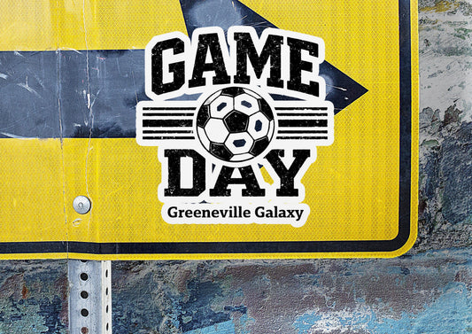 Game Day Galaxy Vinyl Sticker | Dishwasher Safe & Durable | Custom Sizes | Fast Shipping | Made in USA 1 Fiesta Doodle waterproof vinyl sticker. dishwasher safe outdoor sticker.