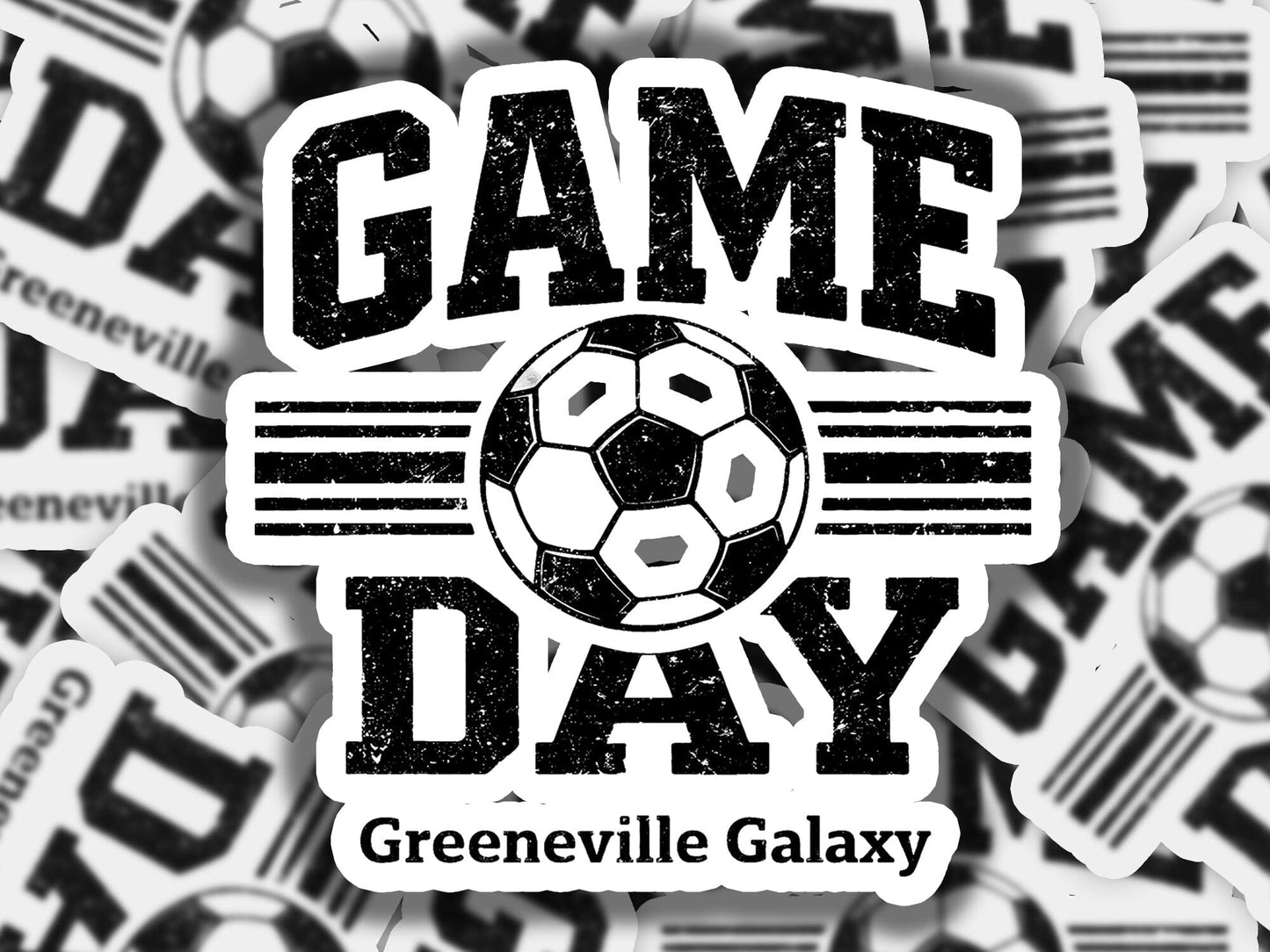 Game Day Galaxy Vinyl Sticker | Dishwasher Safe & Durable | Custom Sizes | Fast Shipping | Made in USA 1 Fiesta Doodle waterproof vinyl sticker. dishwasher safe outdoor sticker.