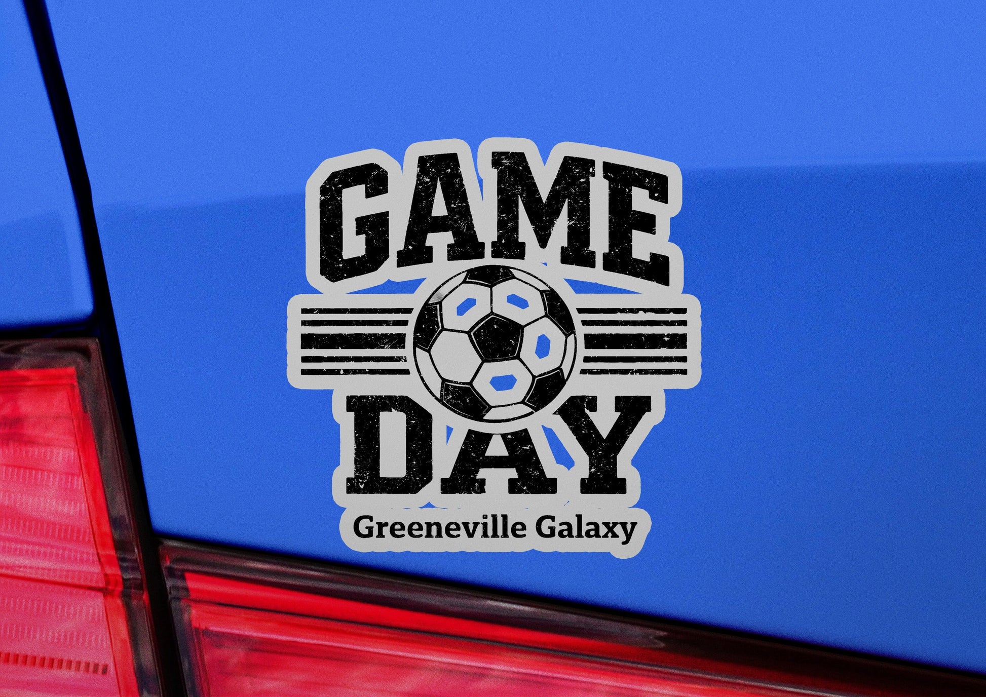 Game Day Galaxy Vinyl Sticker | Dishwasher Safe & Durable | Custom Sizes | Fast Shipping | Made in USA 1 Fiesta Doodle waterproof vinyl sticker. dishwasher safe outdoor sticker.