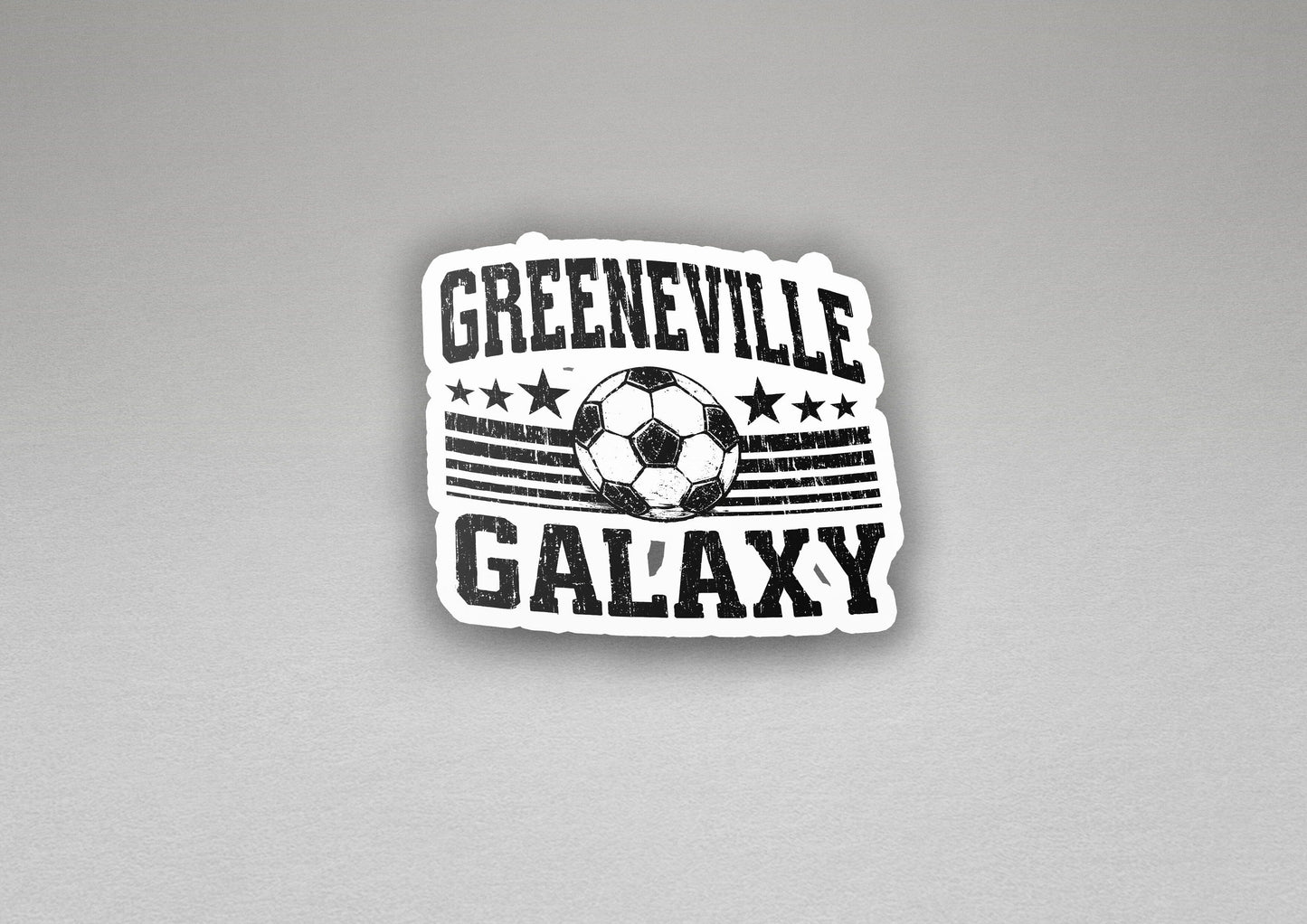 Greeneville Galaxy Ball Crest Vinyl Sticker | Dishwasher Safe & Durable | Custom Sizes | Fast Shipping | Made in USA 1 Fiesta Doodle waterproof vinyl sticker. dishwasher safe outdoor sticker.