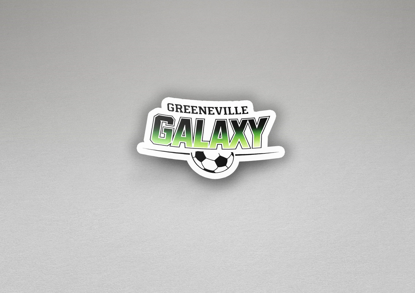 Greeneville Galaxy Green Fade Vinyl Sticker | Dishwasher Safe & Durable | Custom Sizes | Fast Shipping | Made in USA 1 Fiesta Doodle waterproof vinyl sticker. dishwasher safe outdoor sticker.