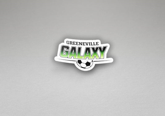 Greeneville Galaxy Green Fade Vinyl Sticker | Dishwasher Safe & Durable | Custom Sizes | Fast Shipping | Made in USA 1 Fiesta Doodle waterproof vinyl sticker. dishwasher safe outdoor sticker.