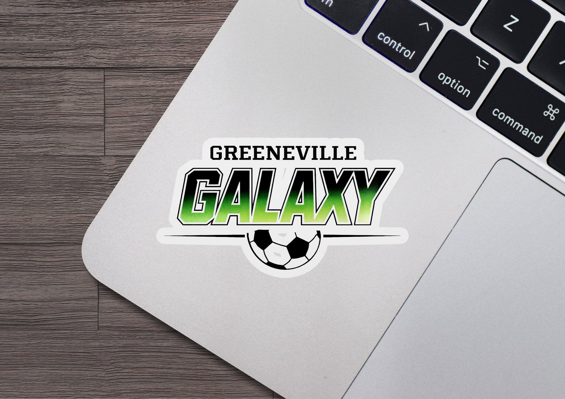 Greeneville Galaxy Green Fade Vinyl Sticker | Dishwasher Safe & Durable | Custom Sizes | Fast Shipping | Made in USA 1 Fiesta Doodle waterproof vinyl sticker. dishwasher safe outdoor sticker.