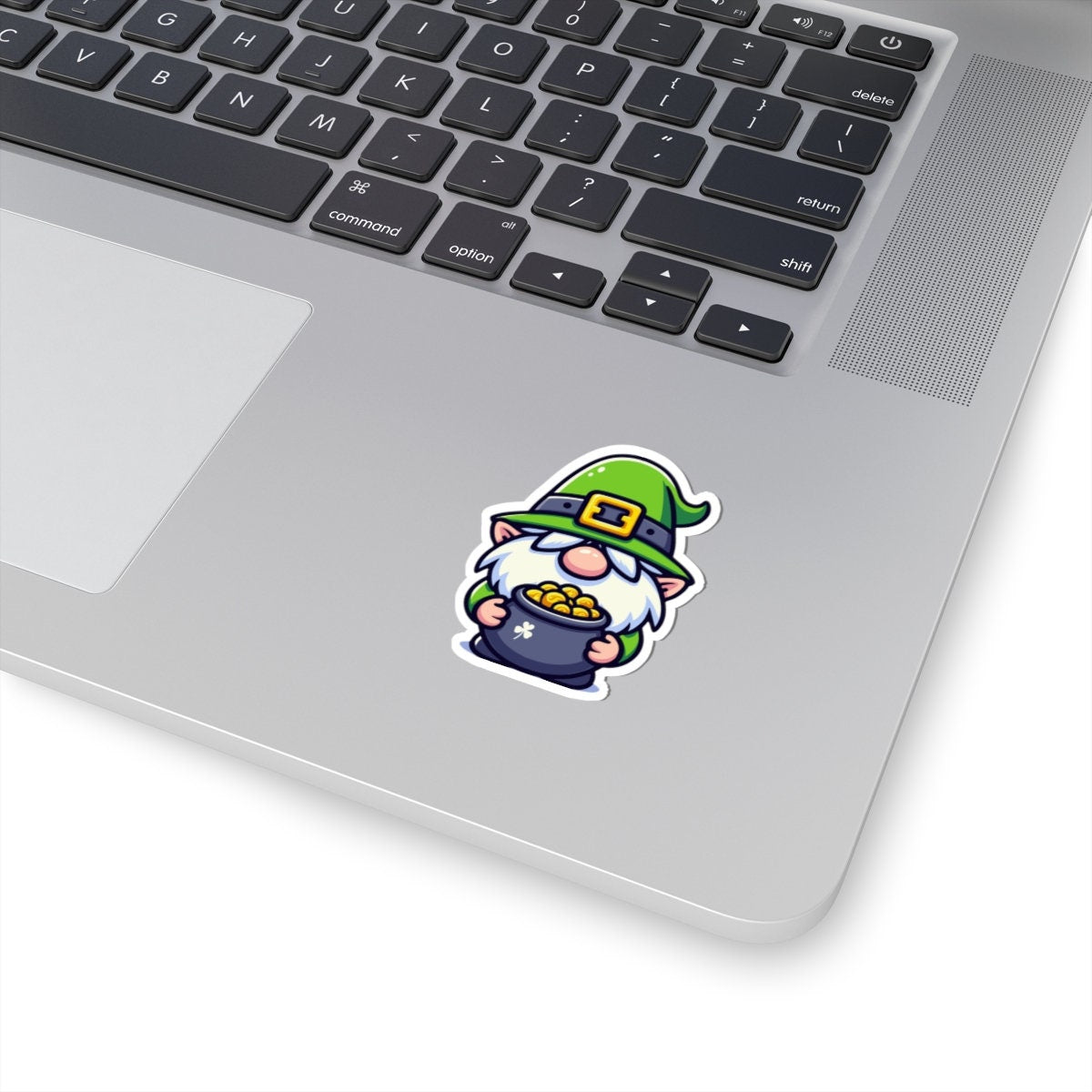 Gnome Pot of Gold Sticker