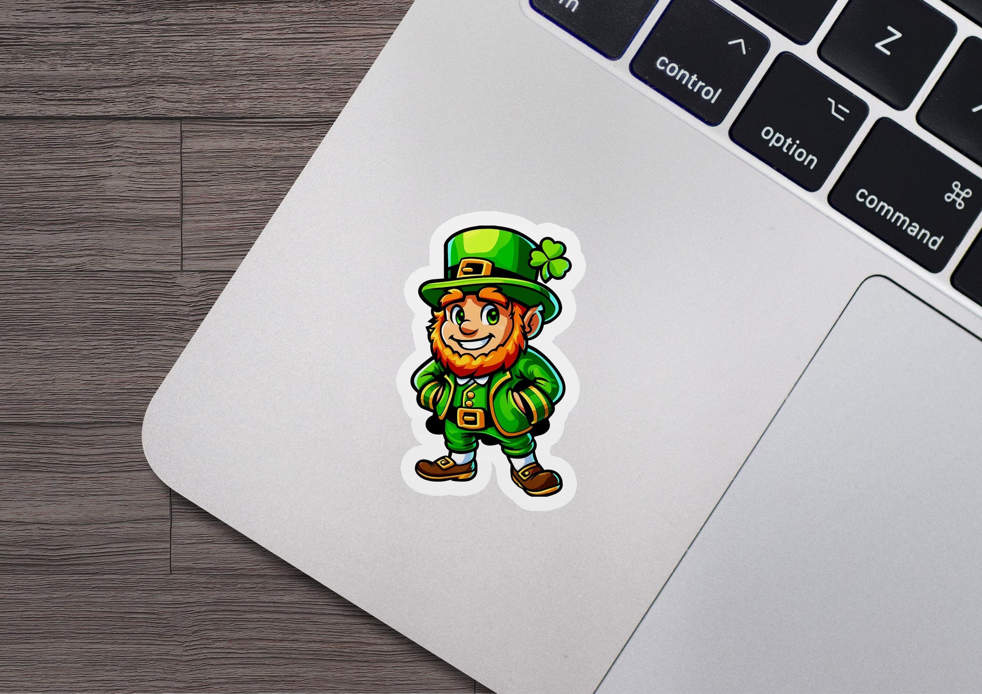 a sticker of a lepreti saint patrick's day lepreti