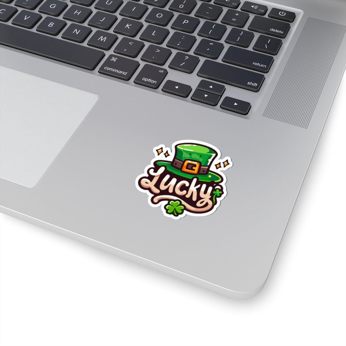 Lucky Hat Vinyl Sticker | Dishwasher Safe & Durable | Custom Sizes | Fast Shipping | Made in USA Fiesta Doodle waterproof vinyl sticker. dishwasher safe outdoor sticker.