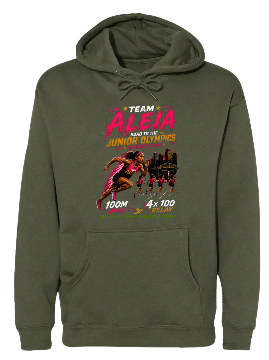 ADULT Team Aleia Full Chest Logo T Shirt | Hoodie | Long Sleeve | Sweatshirt | Crew Neck | Tank Top