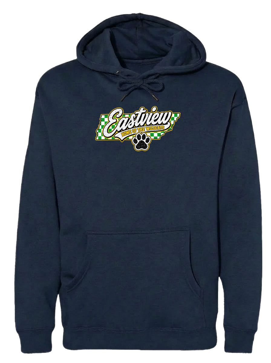 ADULT Eastview Home of the Wildcats Chest Logo T Shirt | Hoodie | Long Sleeve | Sweatshirt | Crew Neck | Tank Top 1
