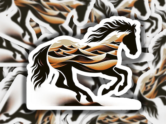 a picture of a horse that is running