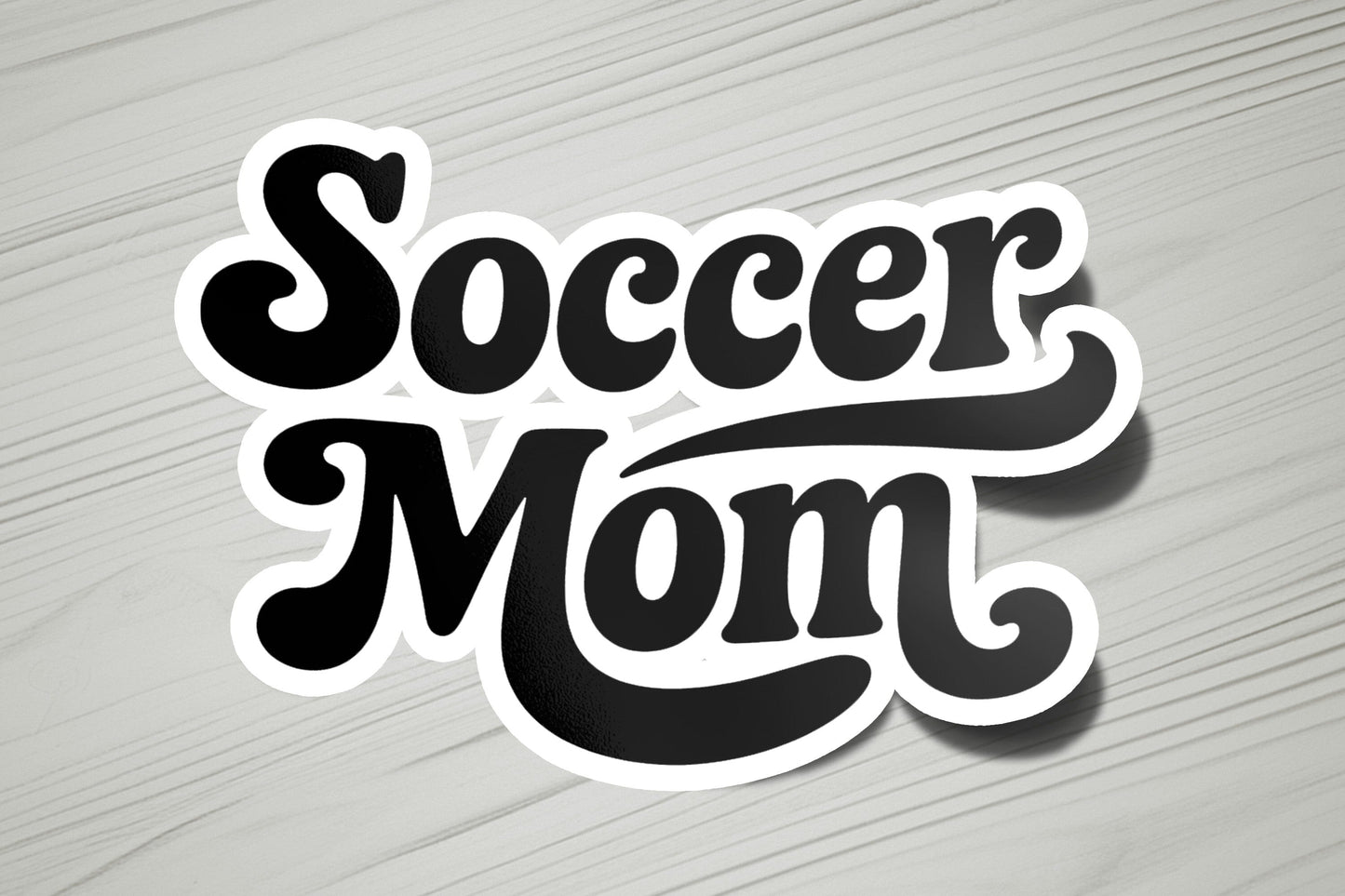 Soccer Mom Galaxy Vinyl Sticker | Dishwasher Safe & Durable | Custom Sizes | Fast Shipping | Made in USA 2 Fiesta Doodle waterproof vinyl sticker. dishwasher safe outdoor sticker.