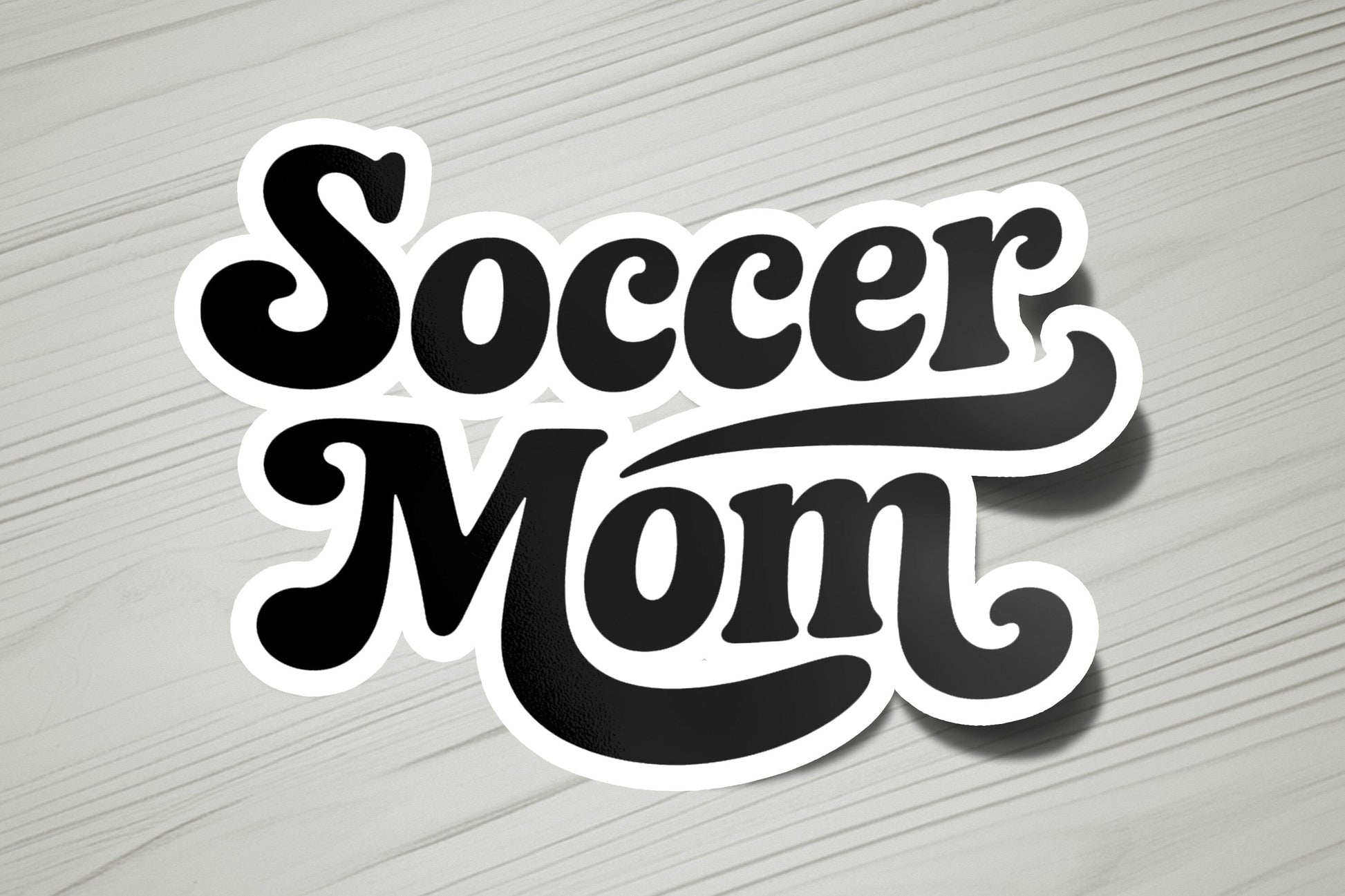 Soccer Mom Galaxy Vinyl Sticker | Dishwasher Safe & Durable | Custom Sizes | Fast Shipping | Made in USA 2 Fiesta Doodle waterproof vinyl sticker. dishwasher safe outdoor sticker.