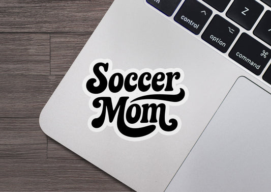 Soccer Mom Galaxy Vinyl Sticker | Dishwasher Safe & Durable | Custom Sizes | Fast Shipping | Made in USA 2 Fiesta Doodle waterproof vinyl sticker. dishwasher safe outdoor sticker.
