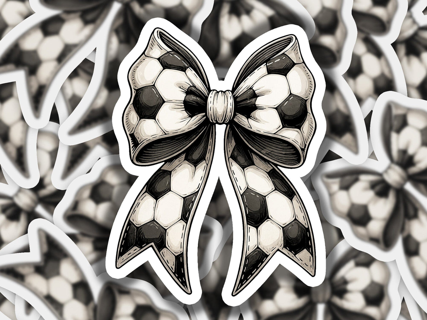 Soccer Ribbon Galaxy Vinyl Sticker | Dishwasher Safe & Durable | Custom Sizes | Fast Shipping | Made in USA 1 Fiesta Doodle waterproof vinyl sticker. dishwasher safe outdoor sticker.