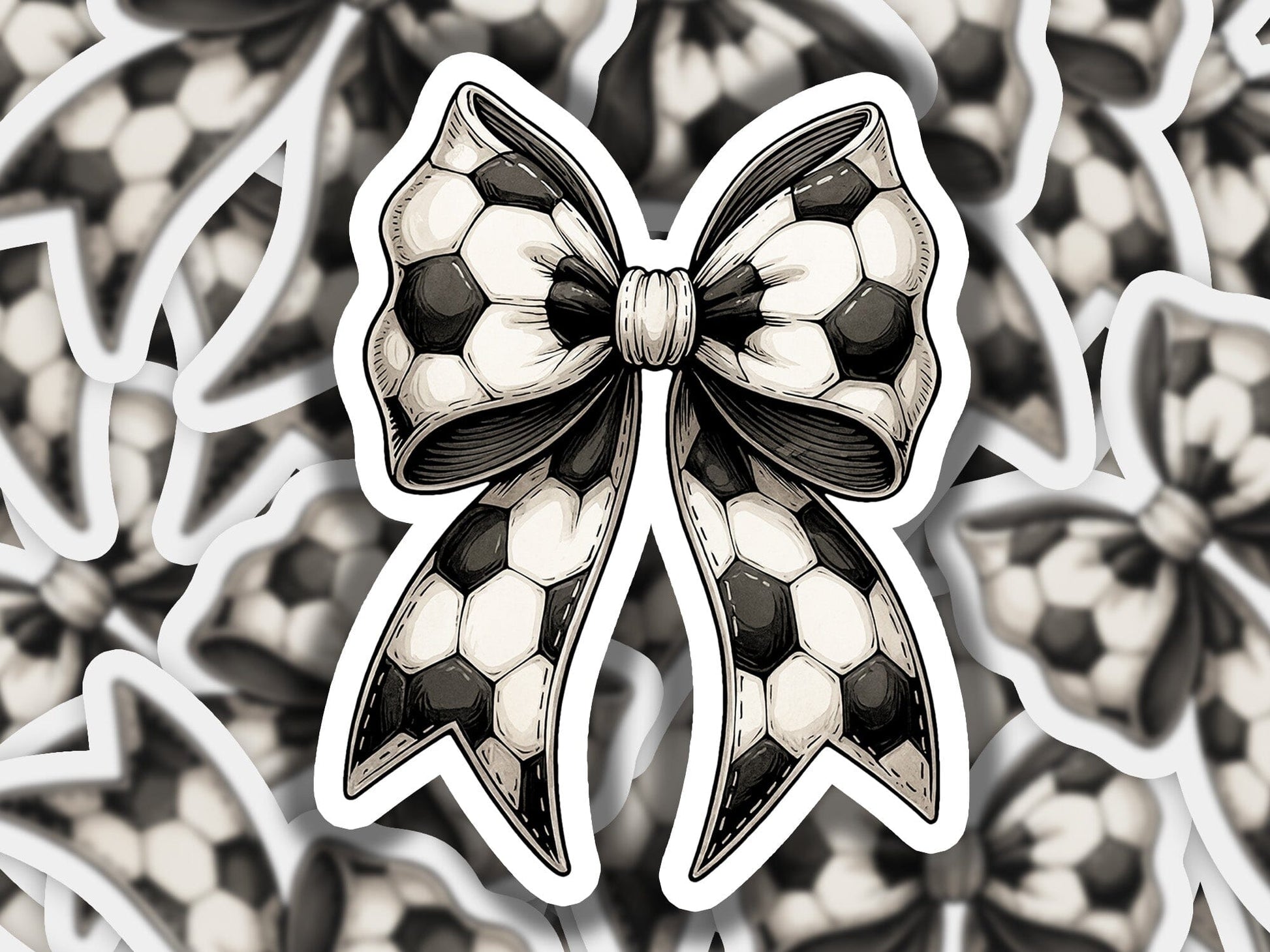 Soccer Ribbon Galaxy Vinyl Sticker | Dishwasher Safe & Durable | Custom Sizes | Fast Shipping | Made in USA 1 Fiesta Doodle waterproof vinyl sticker. dishwasher safe outdoor sticker.