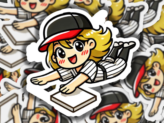a bunch of stickers of some sort