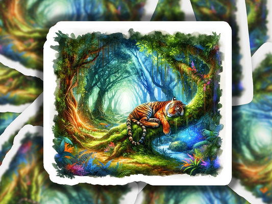 a picture of a tiger in a forest