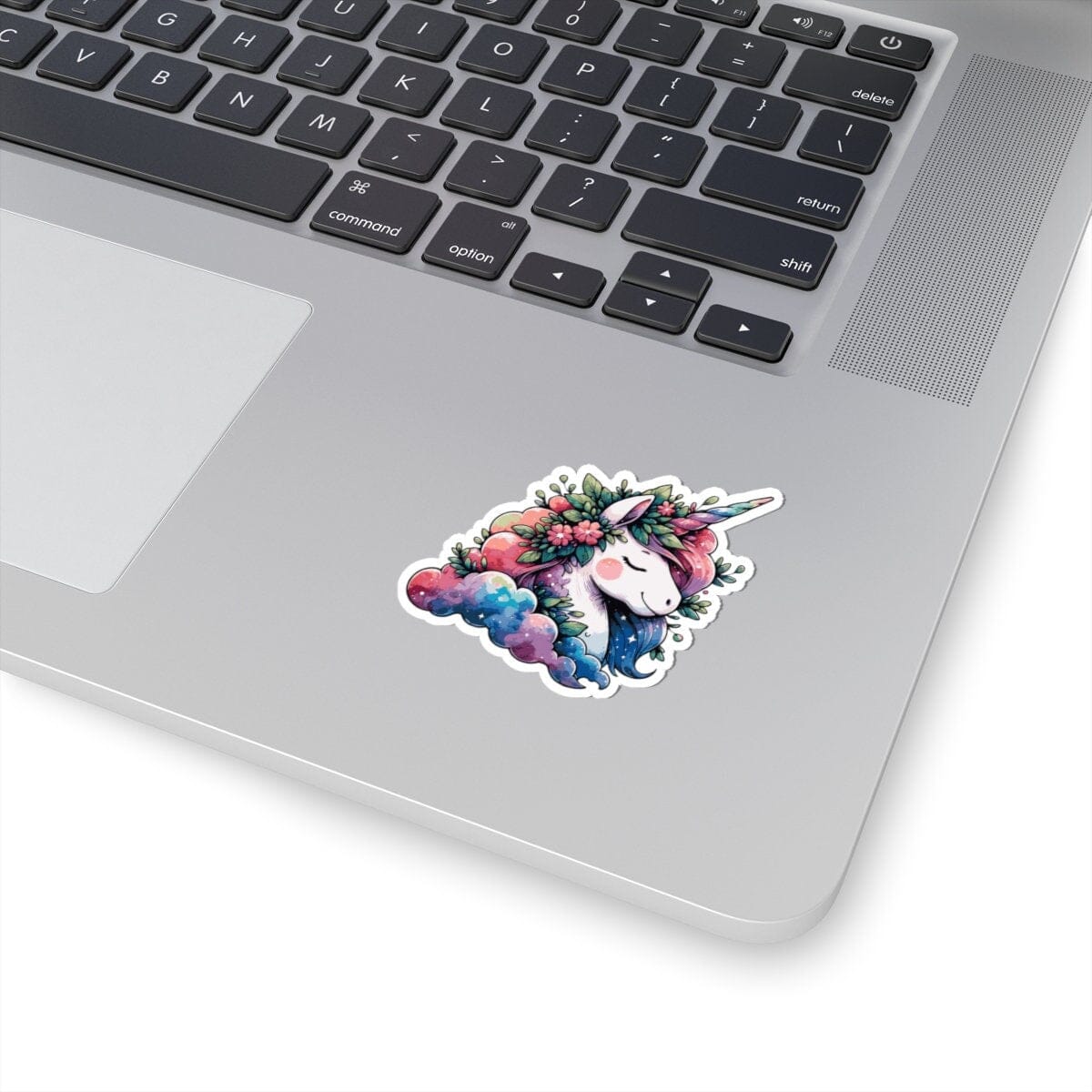 Unicorn Gorgeous Vinyl Sticker | Dishwasher Safe & Durable | Custom Sizes | Fast Shipping | Made in USA Fiesta Doodle waterproof vinyl sticker. dishwasher safe outdoor sticker.