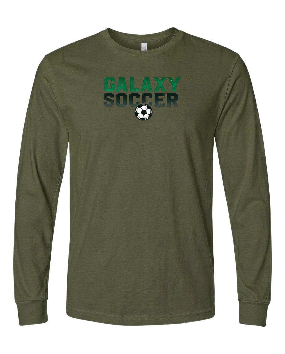 Youth Cosmic Galaxy Soccer Chest Logo T Shirt | Hoodie | Long Sleeve | Sweatshirt | Crew Neck Fiesta Doodle waterproof vinyl sticker. dishwasher safe outdoor sticker.