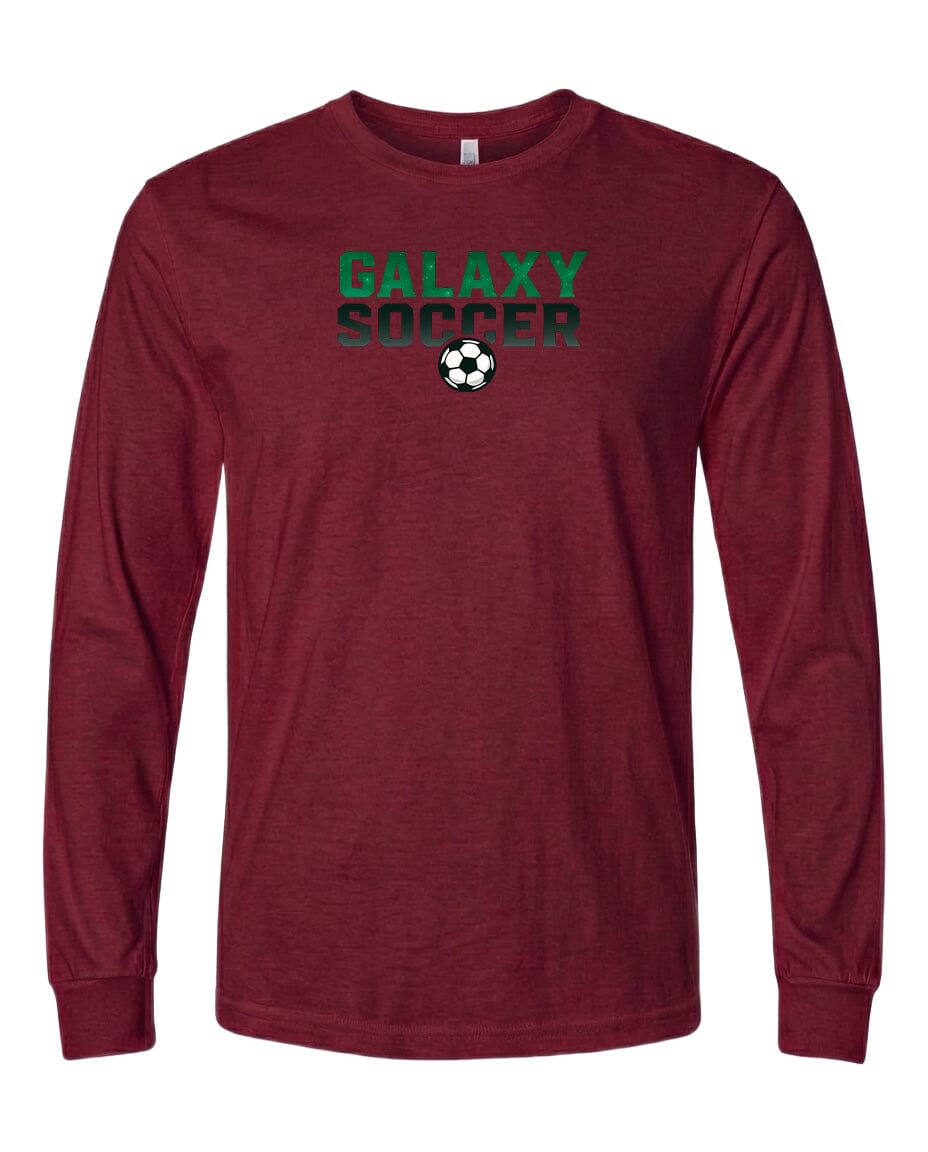 Youth Cosmic Galaxy Soccer Chest Logo T Shirt | Hoodie | Long Sleeve | Sweatshirt | Crew Neck Fiesta Doodle waterproof vinyl sticker. dishwasher safe outdoor sticker.