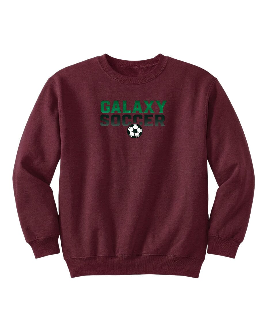 Youth Cosmic Galaxy Soccer Chest Logo T Shirt | Hoodie | Long Sleeve | Sweatshirt | Crew Neck Fiesta Doodle waterproof vinyl sticker. dishwasher safe outdoor sticker.