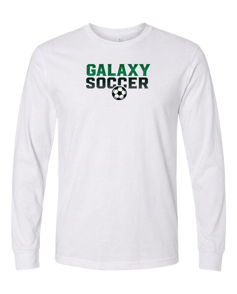Youth Cosmic Galaxy Soccer Chest Logo T Shirt | Hoodie | Long Sleeve | Sweatshirt | Crew Neck Fiesta Doodle waterproof vinyl sticker. dishwasher safe outdoor sticker.