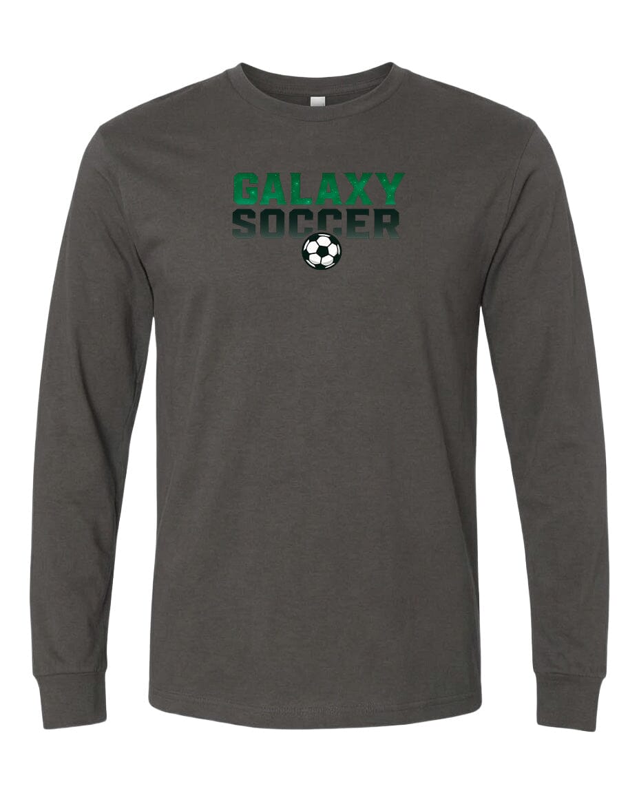 Youth Cosmic Galaxy Soccer Chest Logo T Shirt | Hoodie | Long Sleeve | Sweatshirt | Crew Neck Fiesta Doodle waterproof vinyl sticker. dishwasher safe outdoor sticker.