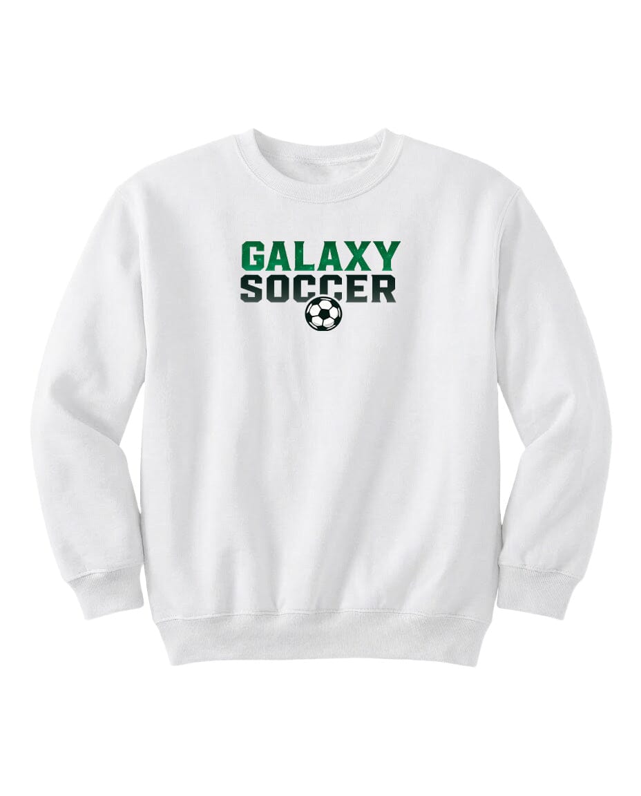 Youth Cosmic Galaxy Soccer Chest Logo T Shirt | Hoodie | Long Sleeve | Sweatshirt | Crew Neck Fiesta Doodle waterproof vinyl sticker. dishwasher safe outdoor sticker.