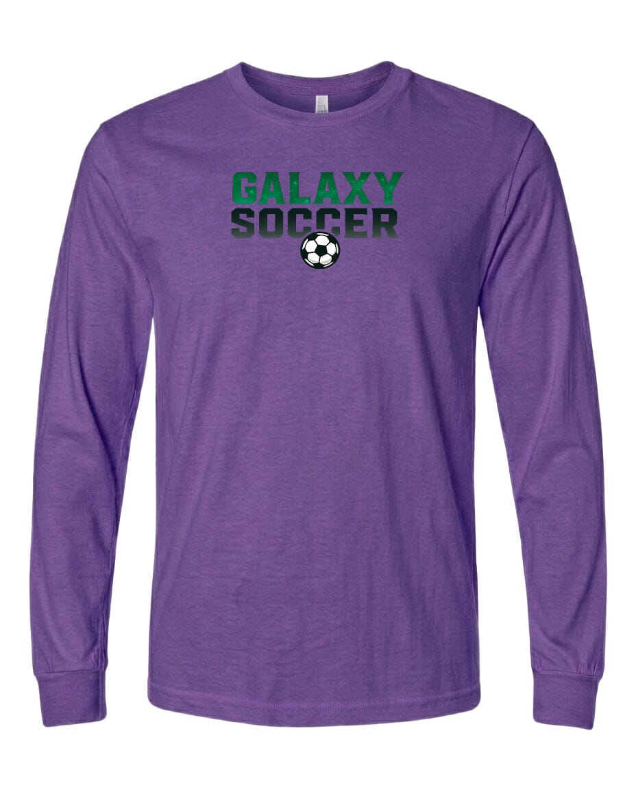 Youth Cosmic Galaxy Soccer Chest Logo T Shirt | Hoodie | Long Sleeve | Sweatshirt | Crew Neck Fiesta Doodle waterproof vinyl sticker. dishwasher safe outdoor sticker.
