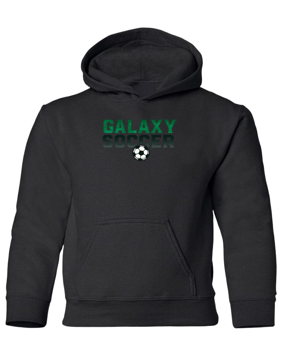 Youth Cosmic Galaxy Soccer Chest Logo T Shirt | Hoodie | Long Sleeve | Sweatshirt | Crew Neck Fiesta Doodle Heavyweight Hoodie YXS Black waterproof vinyl sticker. dishwasher safe outdoor sticker.