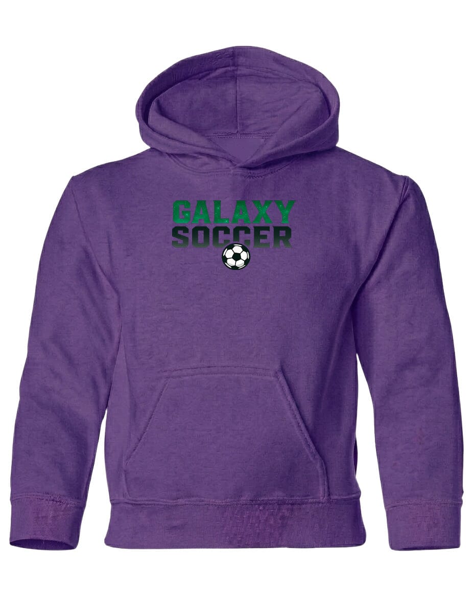 Youth Cosmic Galaxy Soccer Chest Logo T Shirt | Hoodie | Long Sleeve | Sweatshirt | Crew Neck Fiesta Doodle Heavyweight Hoodie YXS Purple waterproof vinyl sticker. dishwasher safe outdoor sticker.