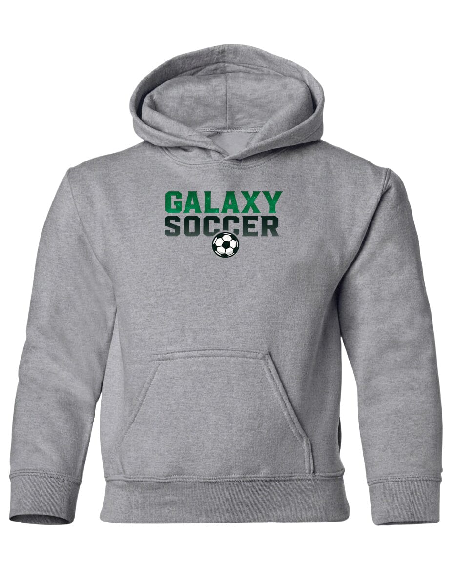 Youth Cosmic Galaxy Soccer Chest Logo T Shirt | Hoodie | Long Sleeve | Sweatshirt | Crew Neck Fiesta Doodle Heavyweight Hoodie YXS Sport Gray waterproof vinyl sticker. dishwasher safe outdoor sticker.