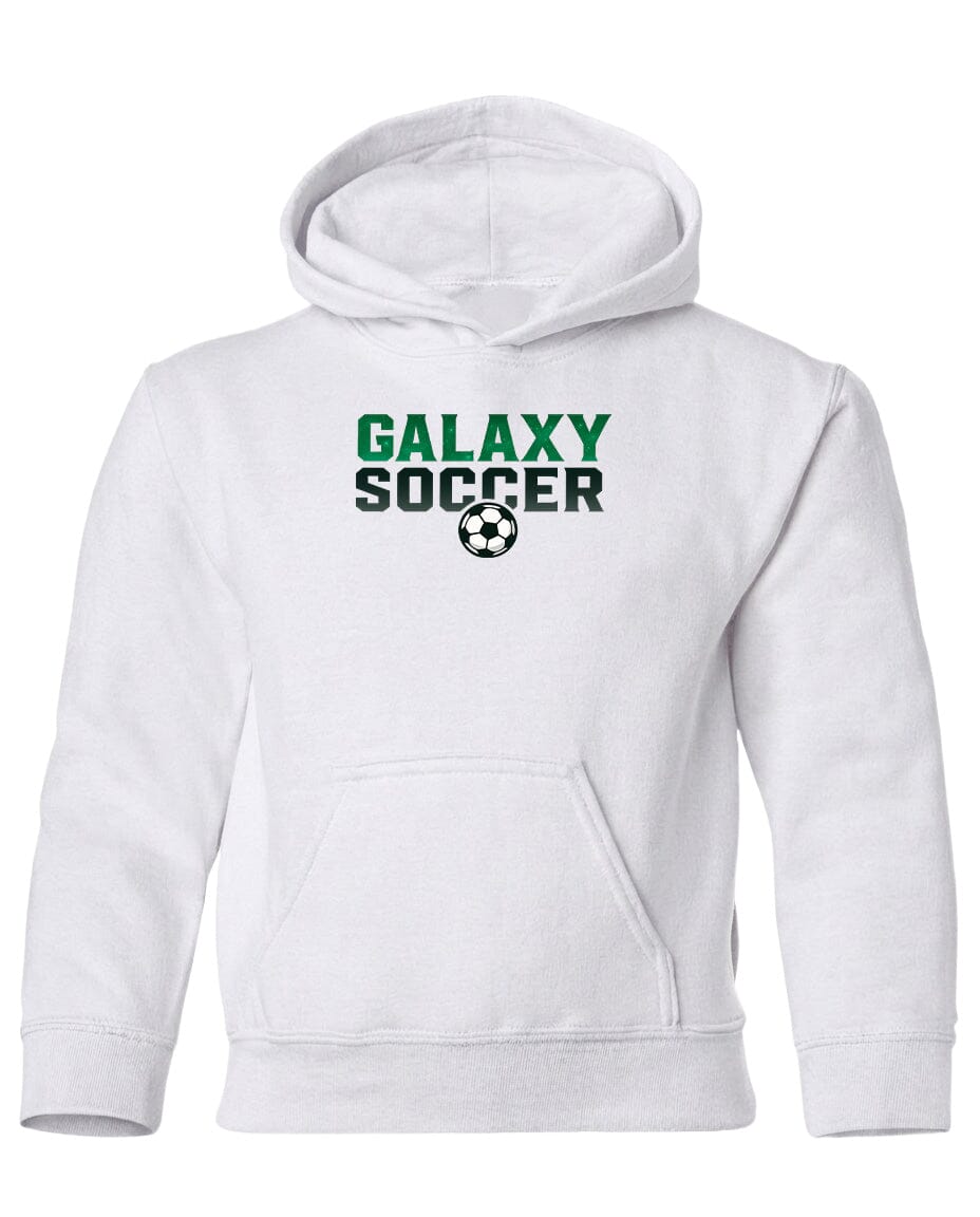 Youth Cosmic Galaxy Soccer Chest Logo T Shirt | Hoodie | Long Sleeve | Sweatshirt | Crew Neck Fiesta Doodle Heavyweight Hoodie YXS White waterproof vinyl sticker. dishwasher safe outdoor sticker.