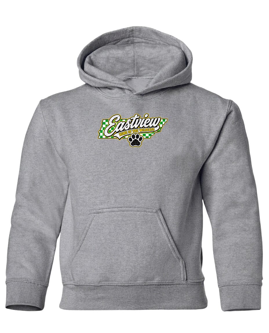 YOUTH Eastview Home of the Wildcats Chest Logo T Shirt | Hoodie | Long Sleeve | Sweatshirt | Crew Neck | Tank Top 1 Fiesta Doodle YL Heavyweight Hoodie Sport Gray waterproof vinyl sticker. dishwasher safe outdoor sticker.