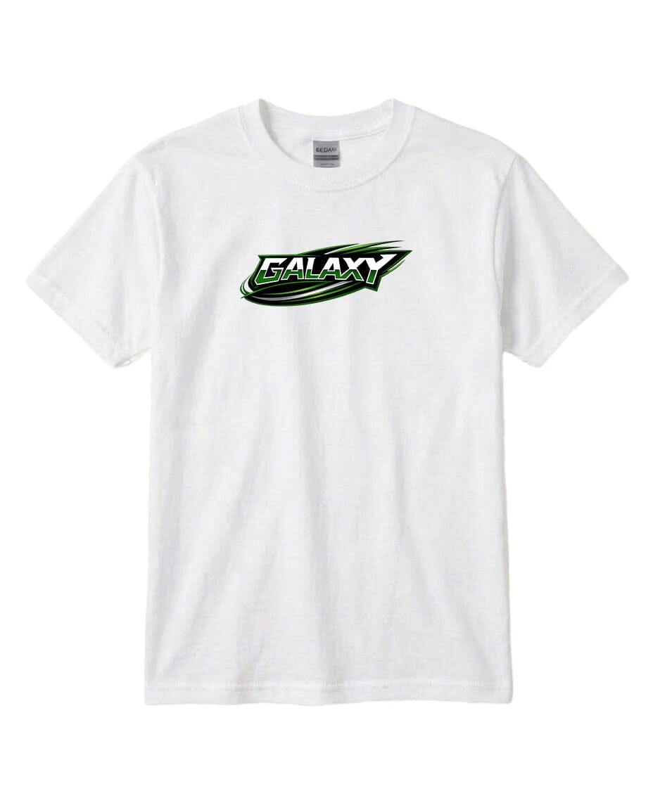 Youth Galaxy BA Chest Logo T Shirt | Hoodie | Long Sleeve | Sweatshirt | Crew Neck | Tank Top Fiesta Doodle T Shirt YXS White waterproof vinyl sticker. dishwasher safe outdoor sticker.