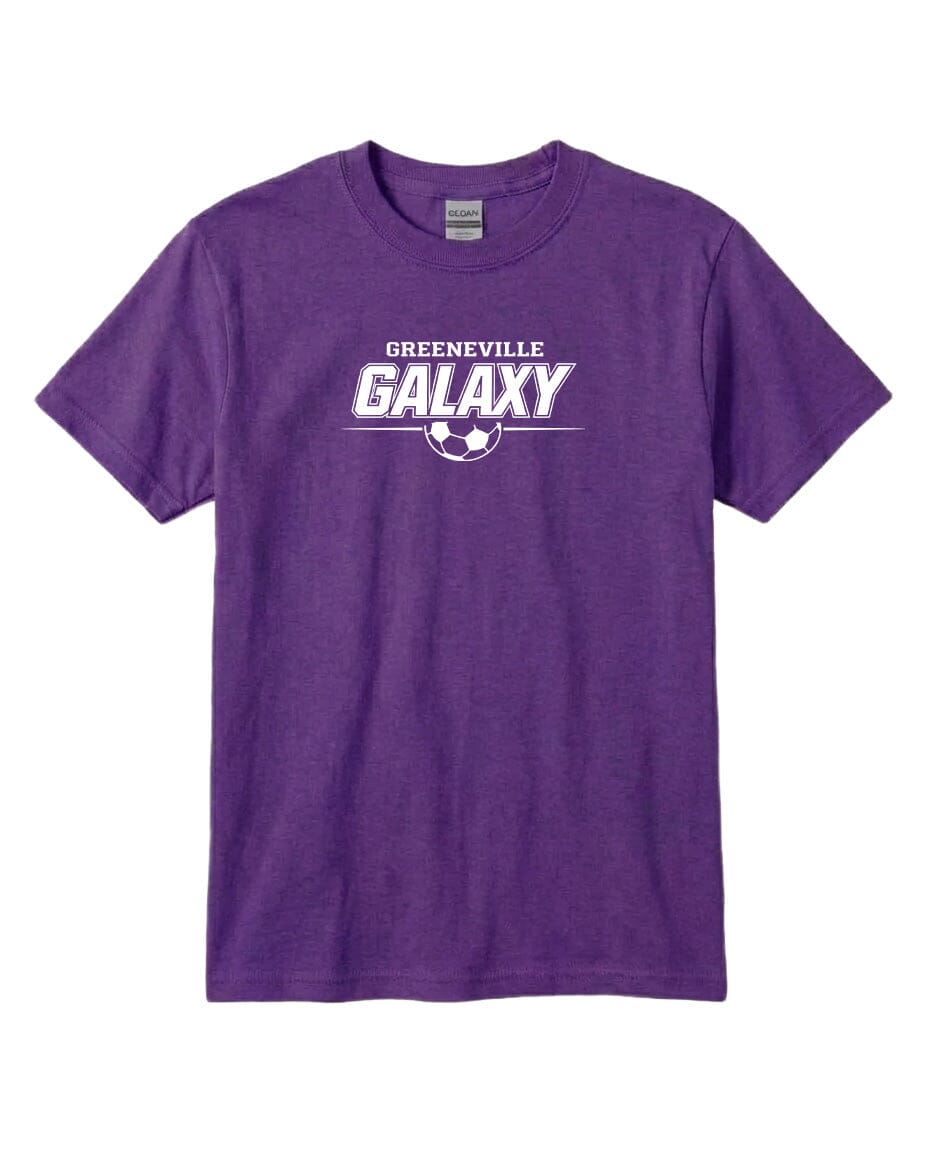 YOUTH Galaxy Basic Line Chest Logo T Shirt | Hoodie | Long Sleeve | Sweatshirt | Crew Neck | Tank Top Fiesta Doodle T Shirt YXS Purple waterproof vinyl sticker. dishwasher safe outdoor sticker.