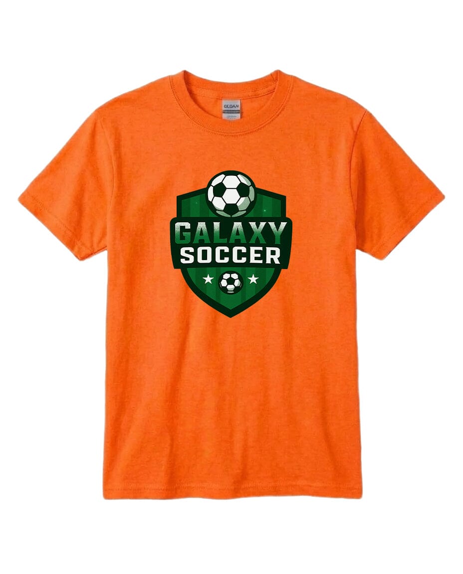 YOUTH Galaxy Crest Chest Logo T Shirt | Hoodie | Long Sleeve | Sweatshirt | Crew Neck | Tank Top 2 Fiesta Doodle T Shirt YXS Orange waterproof vinyl sticker. dishwasher safe outdoor sticker.