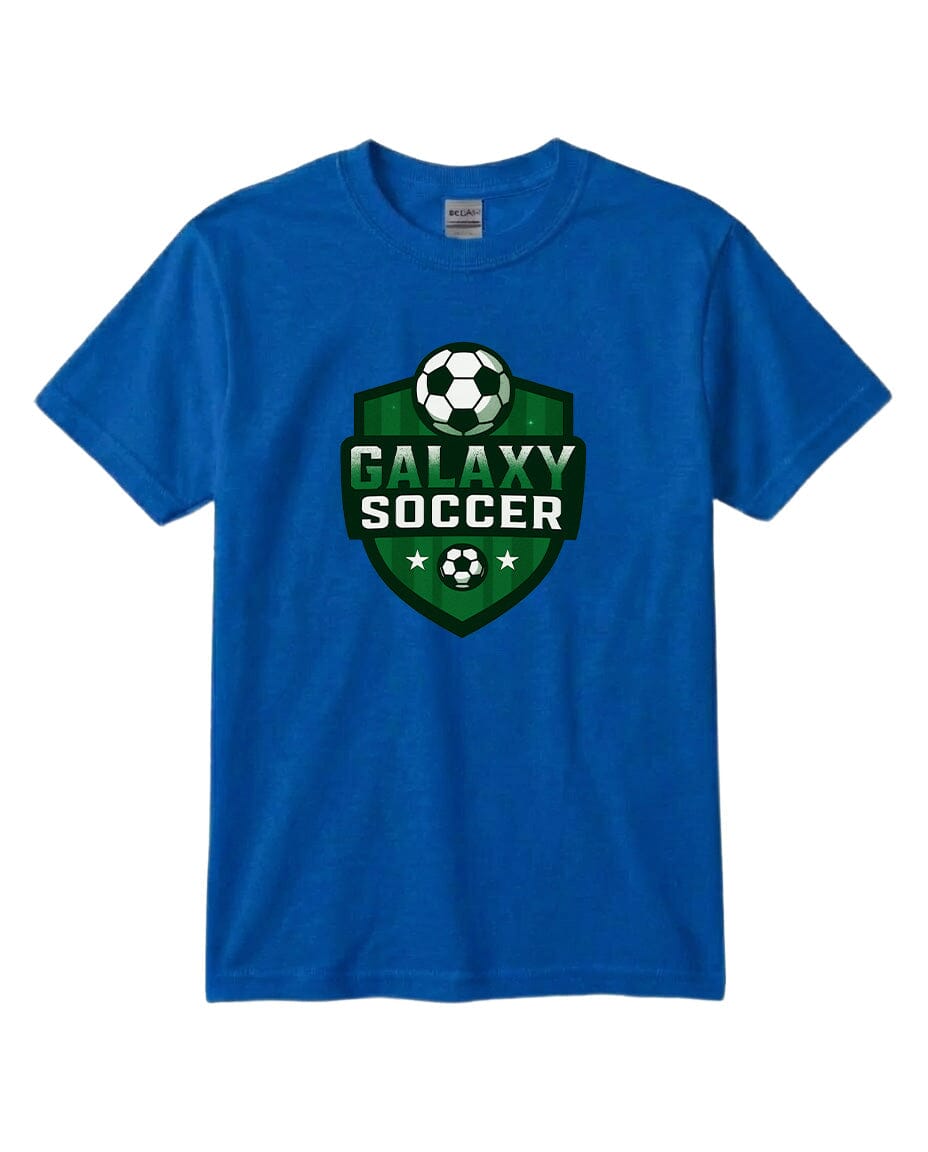 YOUTH Galaxy Crest Chest Logo T Shirt | Hoodie | Long Sleeve | Sweatshirt | Crew Neck | Tank Top 2 Fiesta Doodle T Shirt YXS Royal Blue waterproof vinyl sticker. dishwasher safe outdoor sticker.