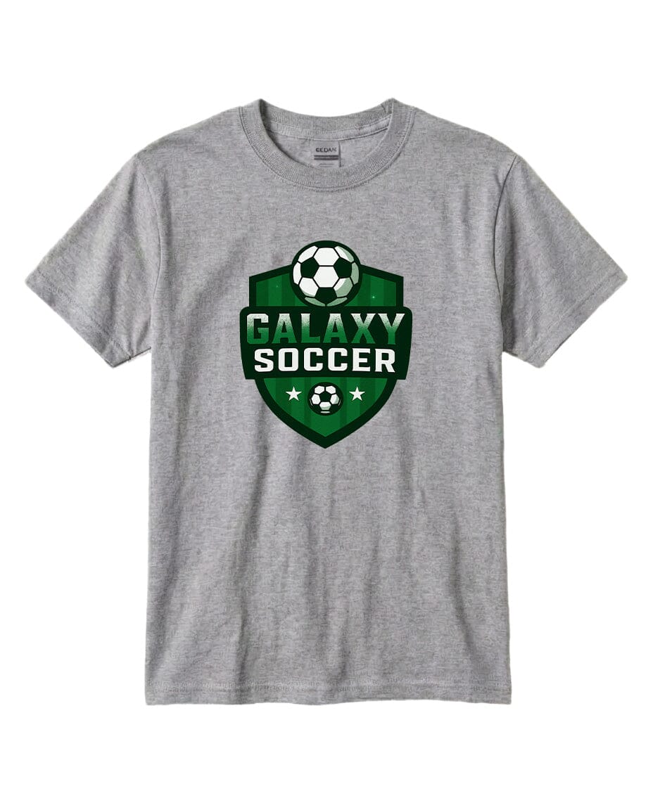 YOUTH Galaxy Crest Chest Logo T Shirt | Hoodie | Long Sleeve | Sweatshirt | Crew Neck | Tank Top 2 Fiesta Doodle T Shirt YXS Sport Gray waterproof vinyl sticker. dishwasher safe outdoor sticker.