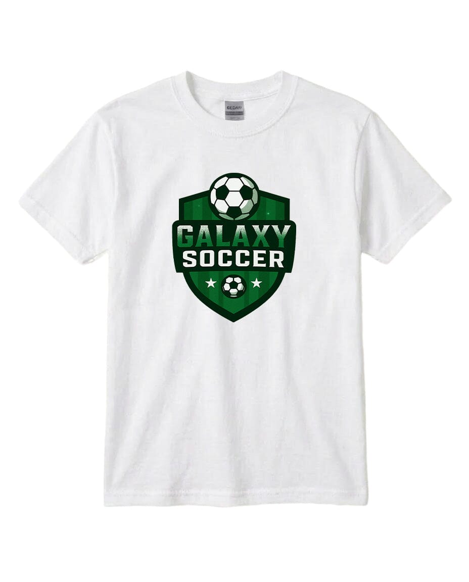 YOUTH Galaxy Crest Chest Logo T Shirt | Hoodie | Long Sleeve | Sweatshirt | Crew Neck | Tank Top 2 Fiesta Doodle T Shirt YXS White waterproof vinyl sticker. dishwasher safe outdoor sticker.