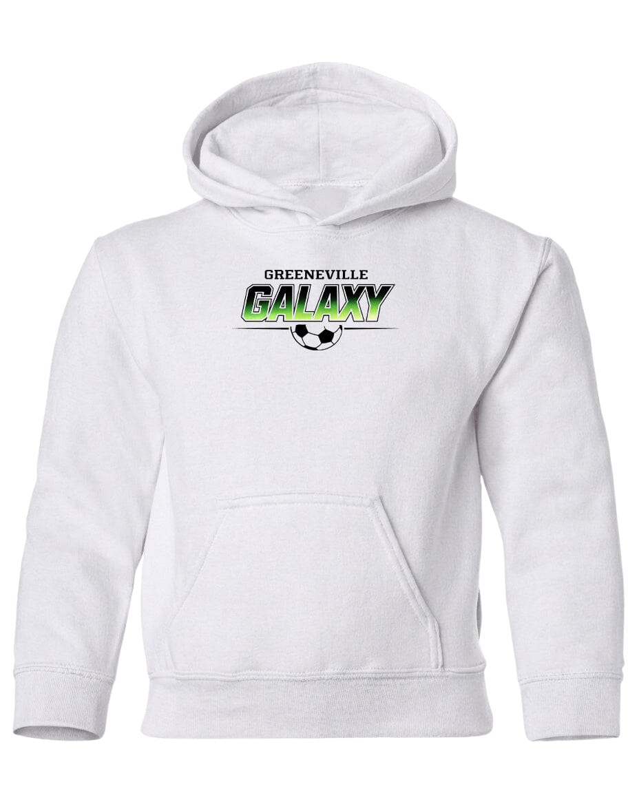 YOUTH Galaxy Green Fade Chest Logo T Shirt | Hoodie | Long Sleeve | Sweatshirt | Crew Neck | Tank Top Fiesta Doodle Heavyweight Hoodie YXS White waterproof vinyl sticker. dishwasher safe outdoor sticker.